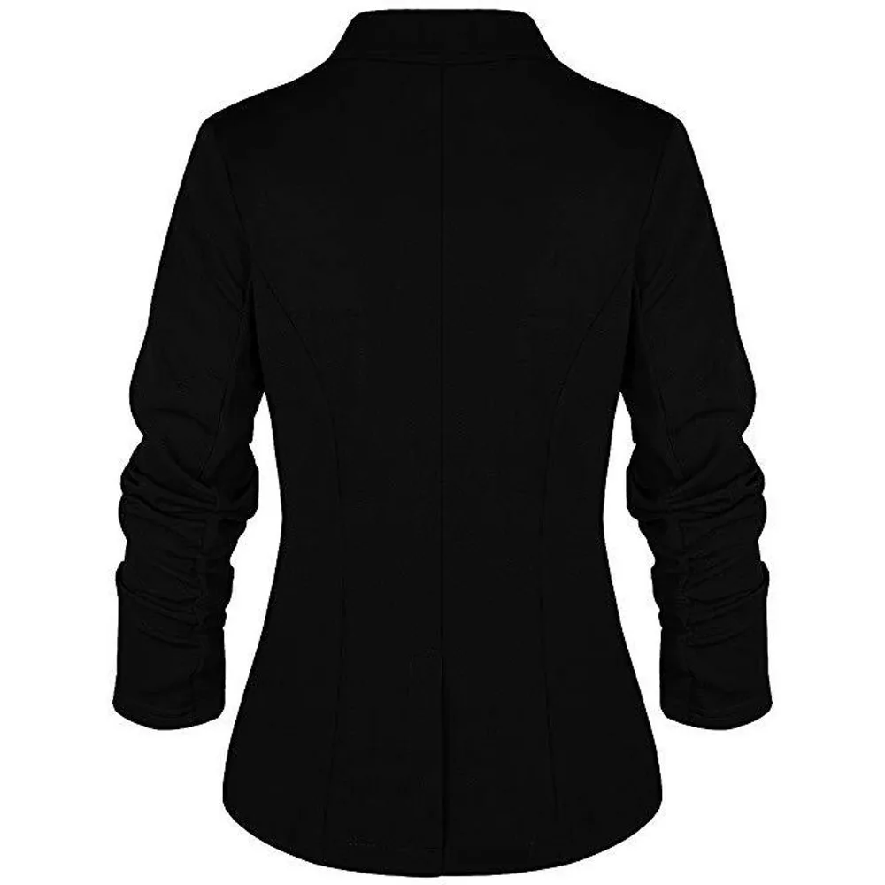 Блейзер mujer костюм женские блейзеры и куртки тонкий однотонный Блейзер femme женский деловой костюм d90514