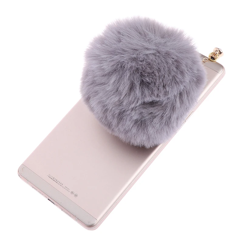 1pc Earphone Jack Plug Crystal Ball Rabbit Fur Dust Plug Mobile Phone 3.5mm Earphones Hole Cell Accessories 11 Colors 1pc Earphone Jack Plug Crystal Ball Rabbit Fur Dust Plug Mobile Phone 3.5mm Earphones Hole Cell Accessories 11 Colors