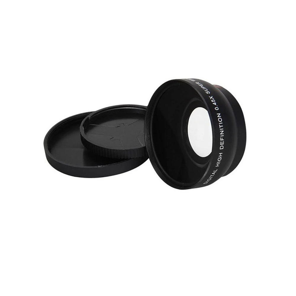 Super Quality HD 52mm 0.45x Wide Angle Lens+ Macro Lens for DSLR Camera