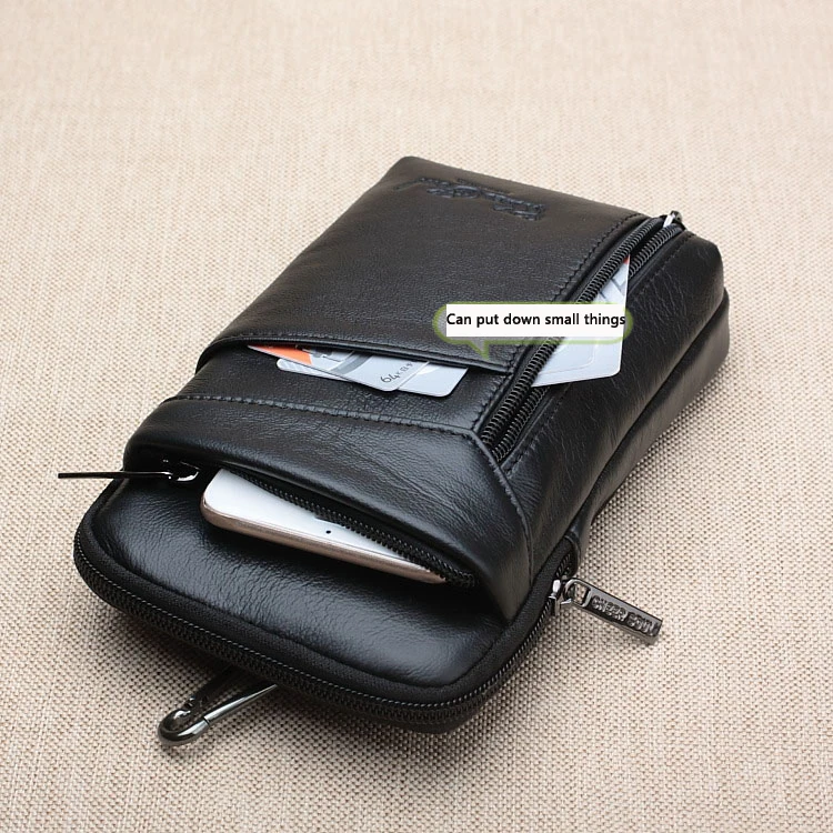 Кожаный пояс Поясные сумки Небольшая поясная сумка кошелек сумка Для мужчин телефон сумка плеча Crossbody сумки для мужчин