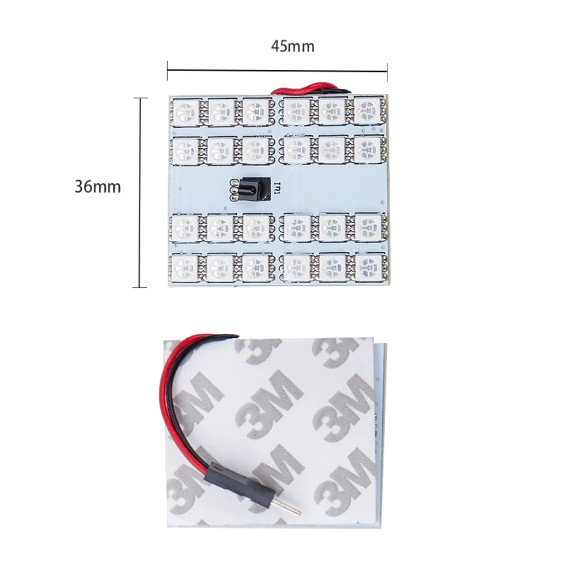 RXZ красочные светодиодные T10 C5W led RGB 5050 12/16/24/36SMD авто лампы для чтения купол с фестонами/Строб Беспроводной дистанционного Управление 7 цветов RGB