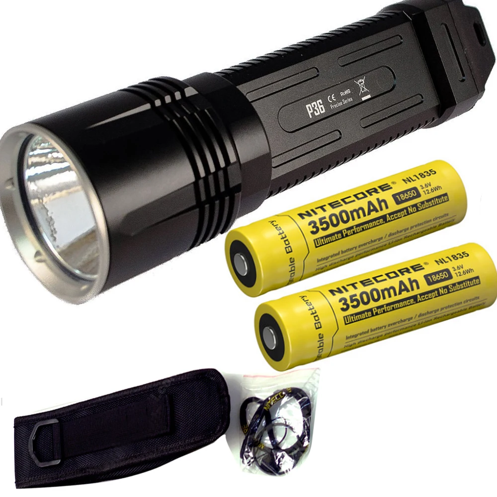 NITECORE P36 CREE MT-G2 светодиодный фонарик 2000Lm Открытый Отдых Охота Поиск спасения