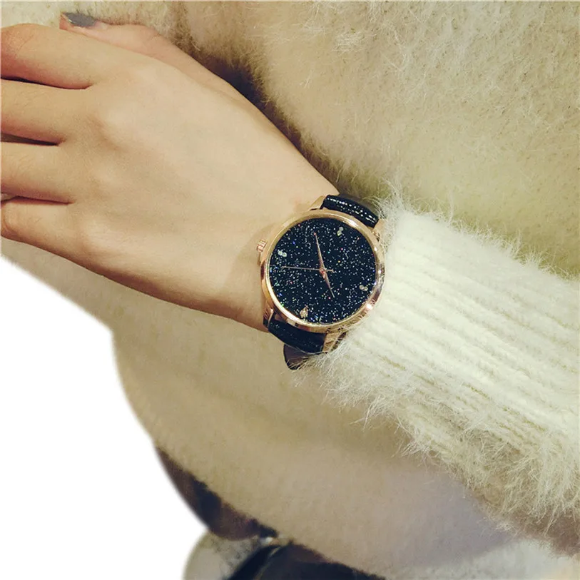 

The New Minimalist Fashion Casual Female Students Watch Harajuku Star Gift relogio masculino Uhren relojes Nov21Levert Dropship