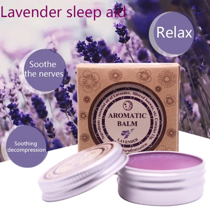 Лаванда ароматический бальзам бессонница Таиланд помочь сну успокаивает расслабляющий ароматический бальзам ароматы и дезодоранты