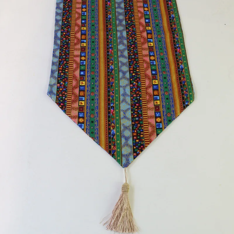 American cotton and hemp table flag, table flag, hotel, bed flag, tea house, tea flag