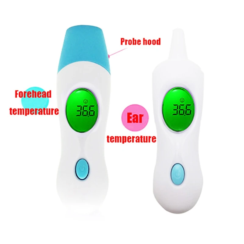 8 в 1 цифровой термометр для ушей для взрослых детей инфракрасный ЖК-дисплей Температура медицинский T2