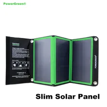 PowerGreen Solar Power Bag 21 Watts Foldable Solar Panel Charger Solar Powerbank Battery Backup for Mobile Phone