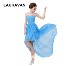 Скромное красное, розовое, голубое, фиолетовое, желтое милое 16 без бретелек короткое шифоновое милое платье для выпускного вечера, облегающее Размер 2