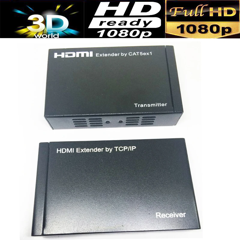 

TCP IP HDMI extender 100M over cat6/5e full HD1080P supported supports 1 sender to N receiver