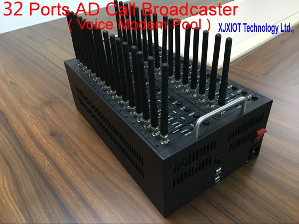 

New Product : Advertising Call Broadcaster Modem Pool ! Great Innovative ! Send VOLUME AD Call ( Voice ) ! 32 ports Call Modem