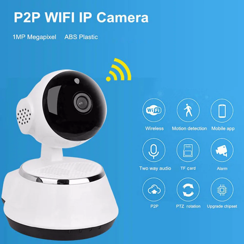 720P IP Camera Wifi Wireless Baby Monitor 1.0MP P2P HD