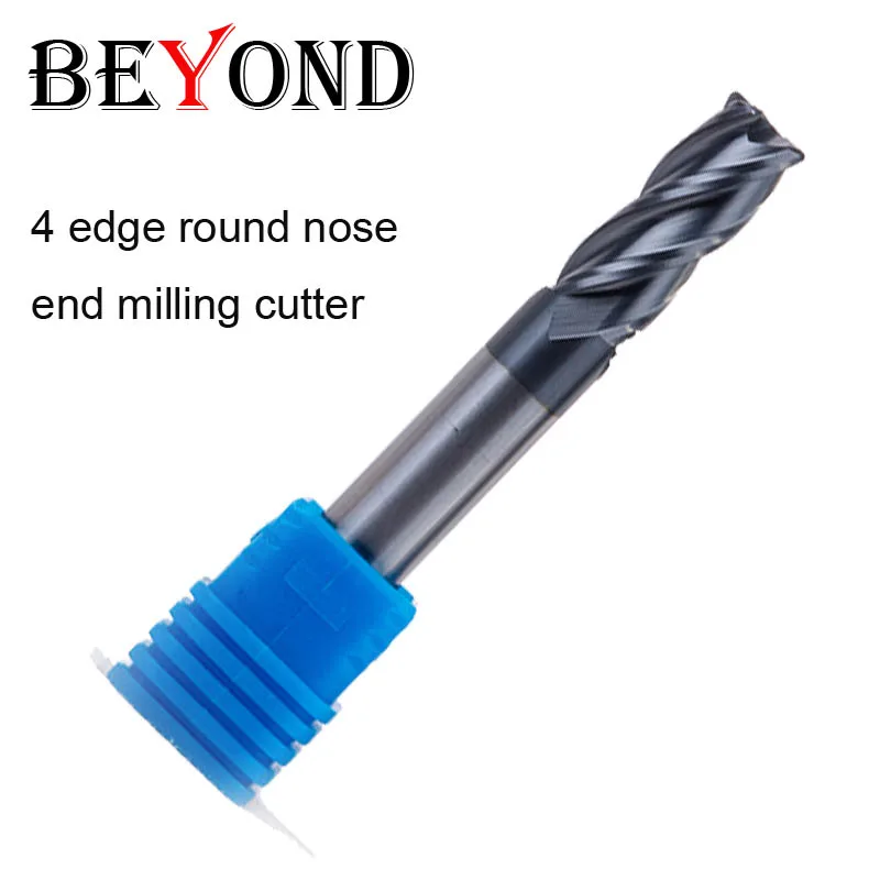 

4F-5R0.5*6*50 HRC50,4 edge eound nose end milling cutter,the corner is r0.5