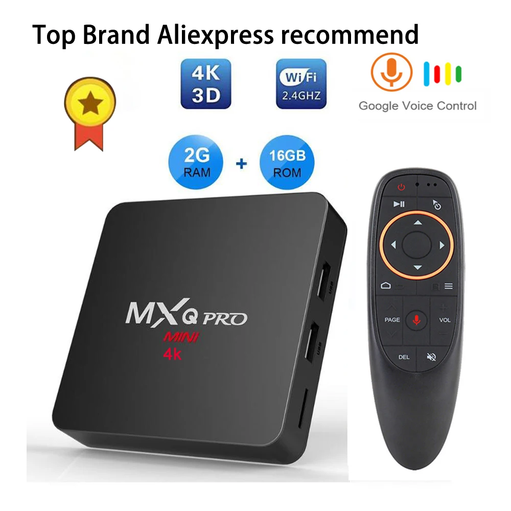 

Android tv box iptv subscription MXQ pro RK3229 4k 2G 16G Smart BOX Android 7.1 4K Tv HD 3D 2.4G WiFi h96 max X96 tv android boX