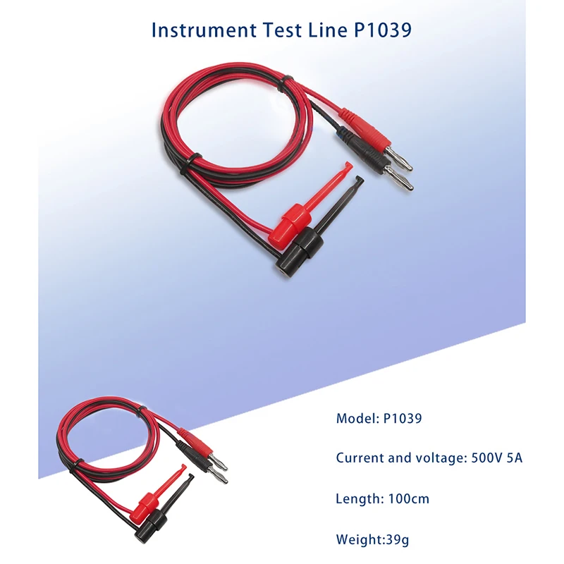 Cleqee P1039 1 комплект 4 мм разъем типа "банан" для тестирования крюка зажим тестовый комплект кабель Mayitr IMax B6 для мультиметра электронные тестовые инструменты