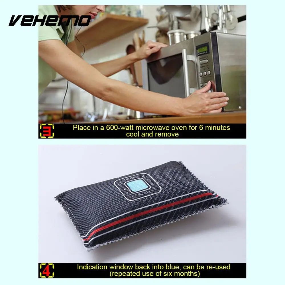 Vehemo Bag Desiccant Car Dehumidifier Dry Car Car Air Conditioning for Home Dehumidifier Dehumidifier Universal Absorber