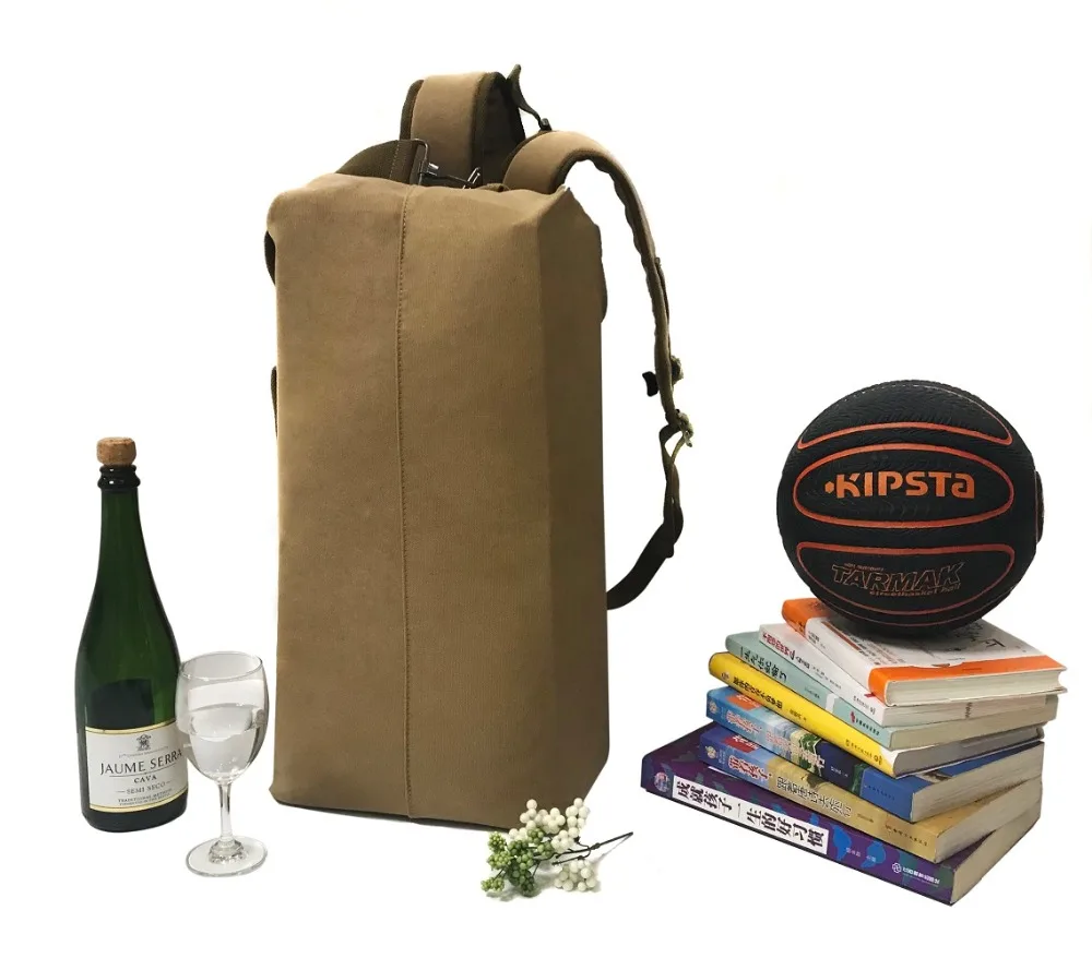 Мужские хлопковые холщовые большие дорожные сумки Duffel на плечо ведро заказ