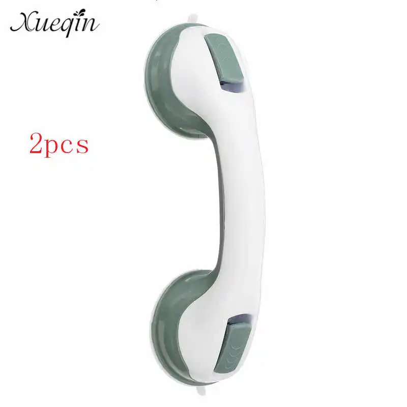 Xueqin 2PCS Bathroom Shower Room Safety Toilet Grab Bar Handle Vacuum Suction Cup Anti Slip Support Handrail Grip Xueqin 2PCS Bathroom Shower Room Safety Toilet Grab Bar Handle Vacuum Suction Cup Anti Slip Support Handrail Grip