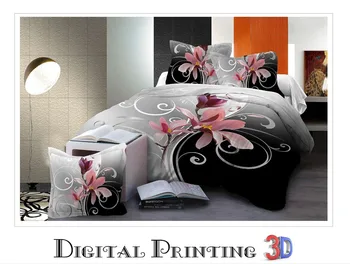 

Flower 3d bedding set 3/4pcs Duvet cover set,bedclothes bed in a bag,Include:bed sheet,duvet cover pillowcase