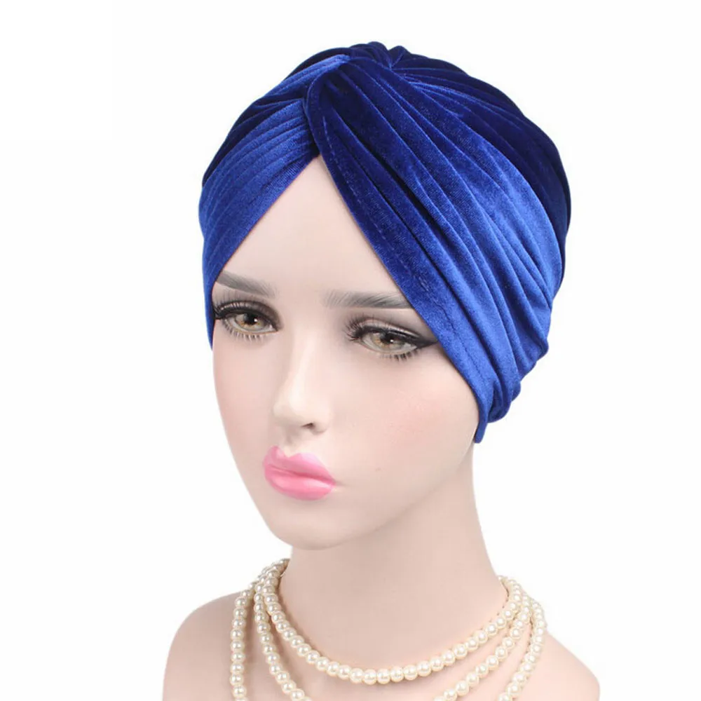 Turbano Для женщин Beanies turban мусульманское Полосатое фланель шарф рака шляпу капот chimio \ Coton женский Шапки#800