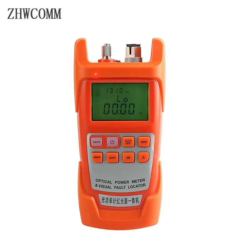 

Handheld AUA-9AC Fiber Optical Power Meter -70dBm~+10dBm Optical Laser Light Source 20mw red light machine Free shipping