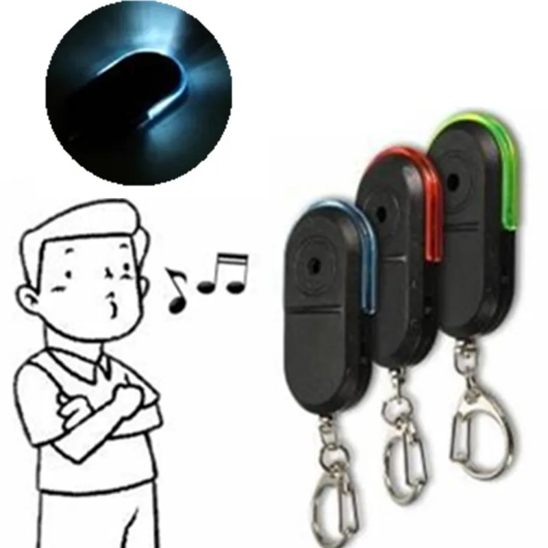 

Wireless 10m Anti-Lost Alarm Key Finder Locator Keychain Whistle Sound With LED Light Mini Anti Lost Key Finder For Kids