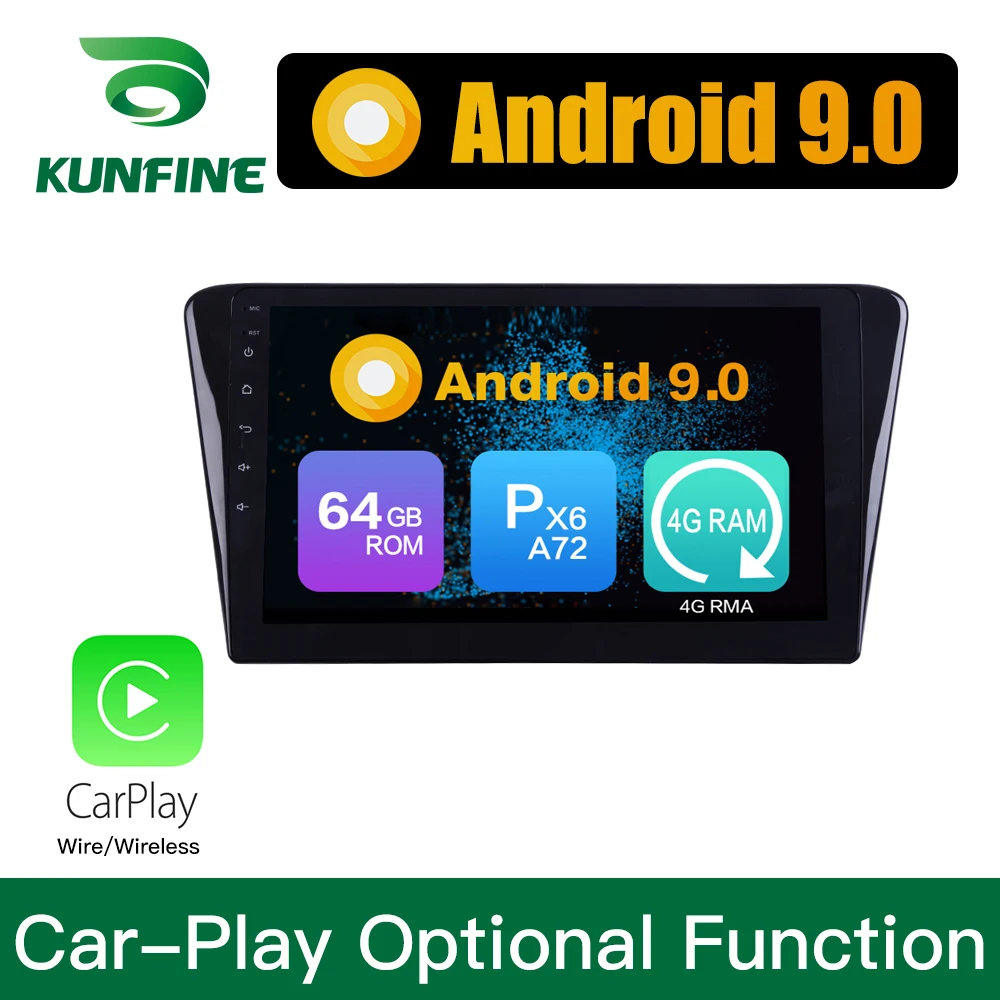 Android 9 0 Ram 4G Rom 64G PX6 Cortex A72 автомобильный DVD GPS мультимедийный плеер стерео для Peugeot 408
