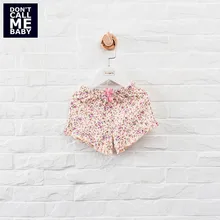 Не называйте меня, летняя с цветочным принтом для маленьких девочек, шорты детские модные милые летние пляжные шорты с оборками новая Базовая домашняя одежда для детей, 97238