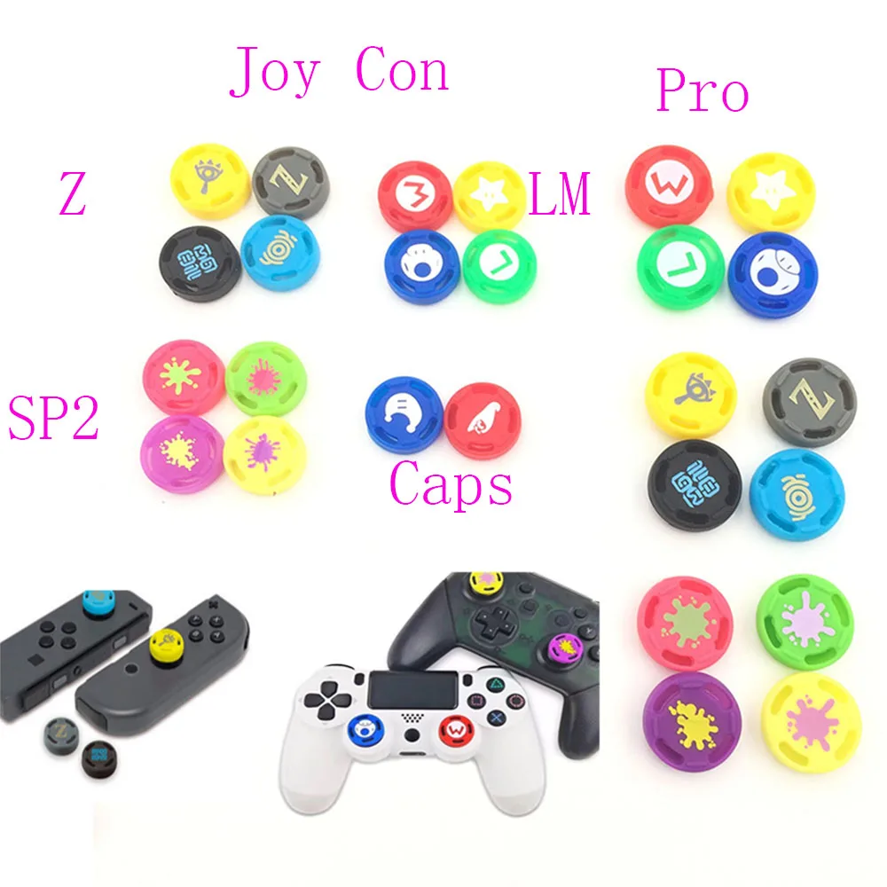 Для переключателя Joy Con Thumb Stick Grip cap s для переключателя Pro контроллер Джойстик крышка аналоговый джойстик кнопка для PS4 XBOX360