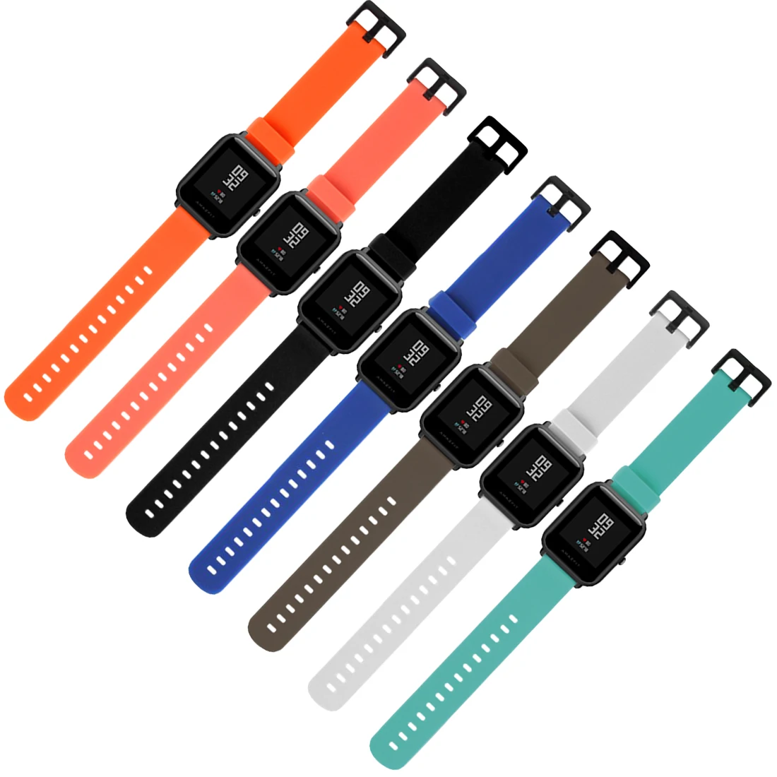 Хит продаж 20 мм силиконовый ремешок для наручных часов Xiaomi Huami Amazfit Bip BIT PACE Lite