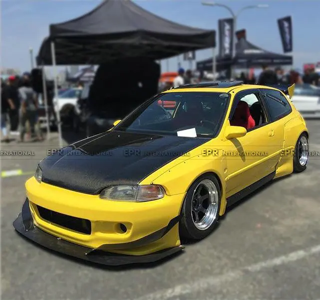 EG Civic Rocket B Style Full Wide Body Kit FRP(12)_1