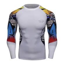 Компрессионная футболка мужская с длинным рукавом баскетбольная майка для бега спортивный костюм для спорта йоги