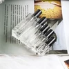 5ml 10ml 20ml 30ml Transparent Thin Glass Spray Bottle Sample Glass Vials Portable Mini Perfume Atomizer Gold Silver black Cap ► Photo 1/6