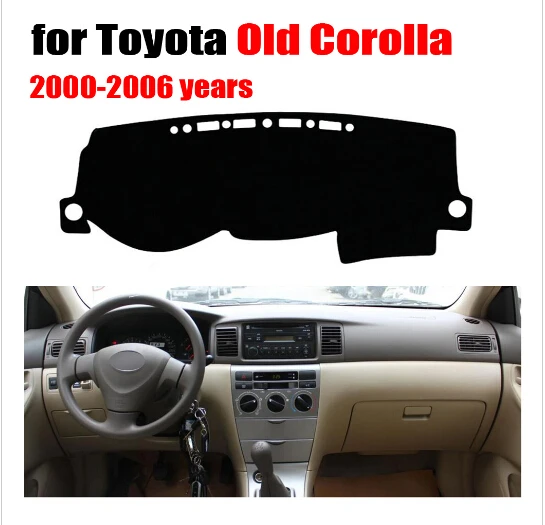 Car dashboard cover mat for TOYOTA old COROLLA 2000 2006 years Left