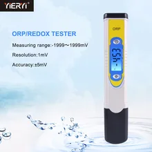 Yieryi ОВП метр анализатор качества воды аквариум Тестер ручка диапазон: 0~ 1999 мг/лмв Подсветка ЖК-дисплей для лаборатории плавательный бассейн