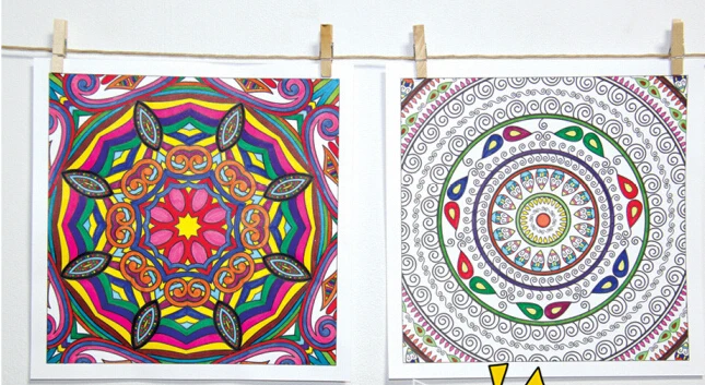 Download Zen Mandalas Coloring Book Mandala Coloring Book Steelbook Lights For Kids Aliexpress