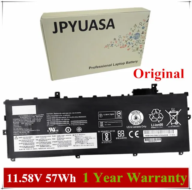 7xinbox 11 58 V 57Wh 4920mAh оригинальный 01AV429 01AV430 01AV431 01AV494 Аккумулятор для ноутбука Lenovo ThinkPad