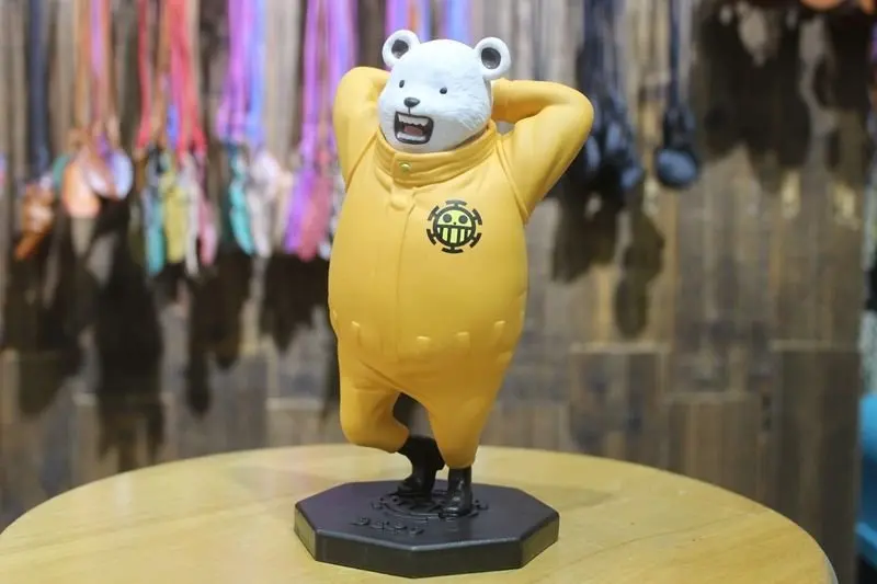 Аниме one piece 18 см Trafalgar Law crew polar bear Bepo ПВХ экшн фигурная Смола Коллекция Модель игрушки куклы Подарки