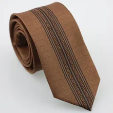 Yibei Coachella Галстуки ручной работы тонкий коричневый Средства ухода за кожей Шеи Галстуки взрослых зауженные коричневые маленькие точки Cravatta узкий черный вертикальные полосы Средства ухода за кожей Шеи Галстук