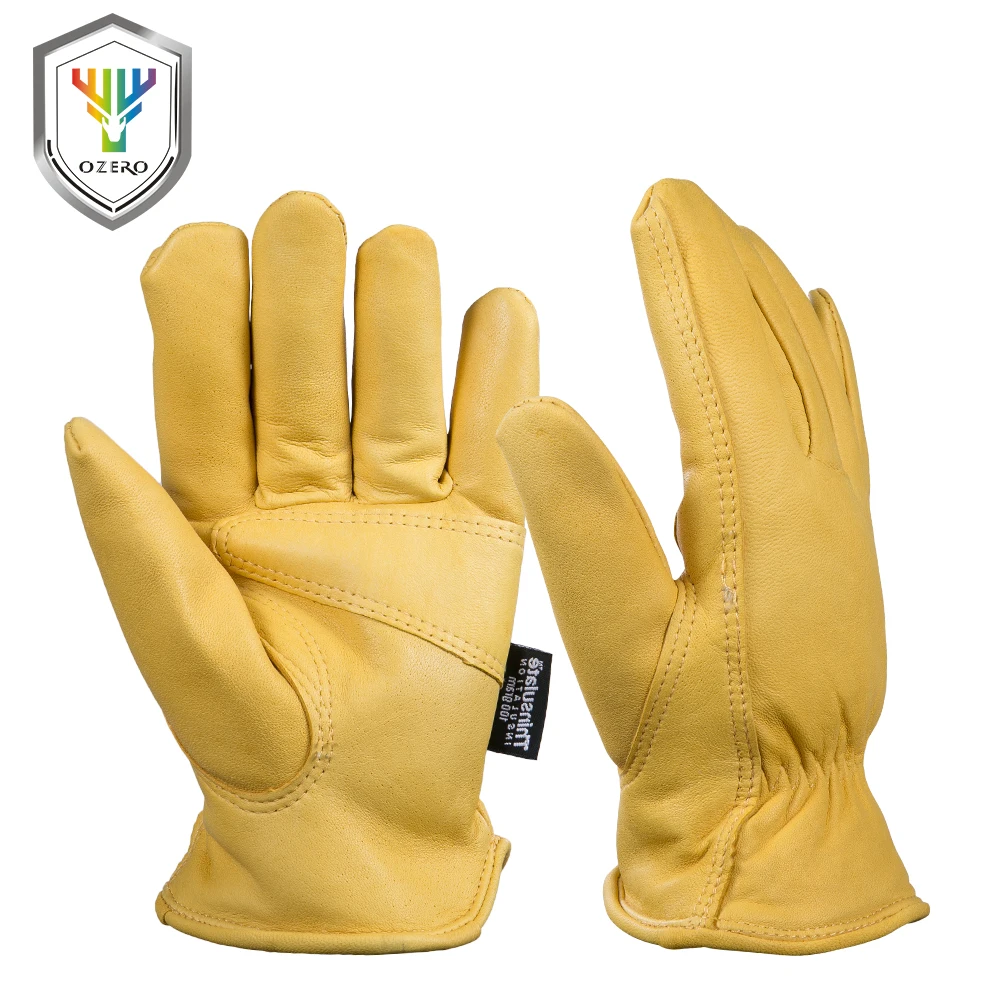 heated leather work gloves