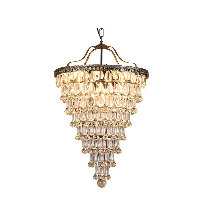 

Crystal combination Pendant Lights Nordic European style living room restaurant bedroom modern minimalist pendant lamps SJ53