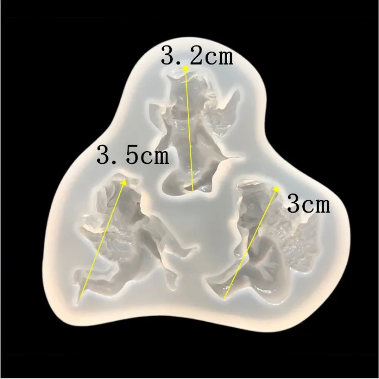 1 шт. 3 маленьких Ангела комбинации прозрачные силиконовые формы смола декоративное ремесло DIY типа формы для эпоксидной смолы для изготовления ювелирных изделий