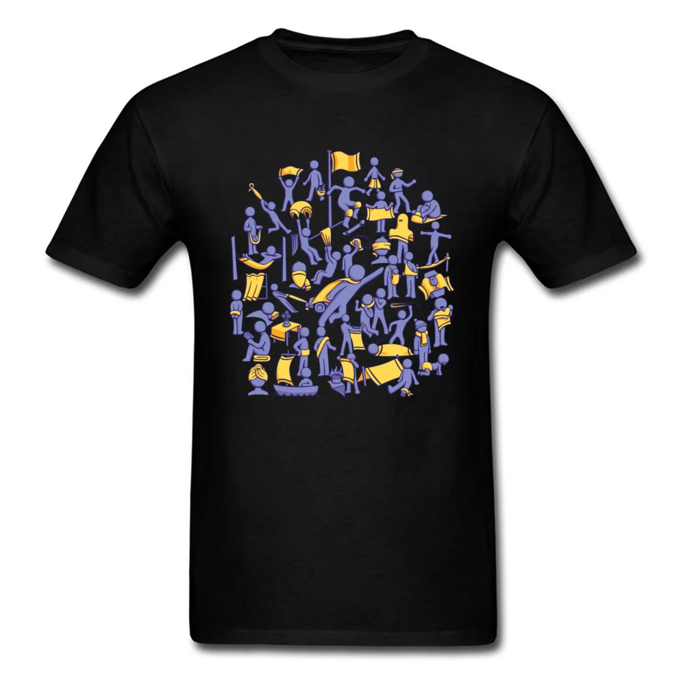 Men Family Tops T Shirt Round Neck Summer/Autumn 100% Cotton Fabric Tshirts Design Short Sleeve 42 Uses for Towels Sweatshirts 42 Uses for Towels black