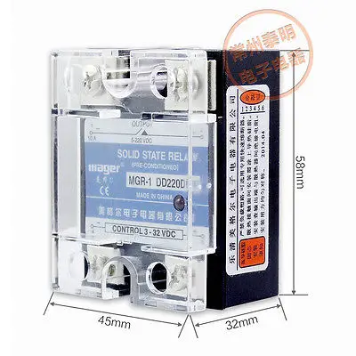 DC-DC 60A Solid State Relay Single-phase SSR 24-220V DC Control 3-32V | Обустройство дома