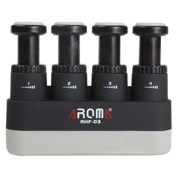 

AROMA Strengthening Finger Strengthener Guitar Hand Trainer Bass Piano, Black