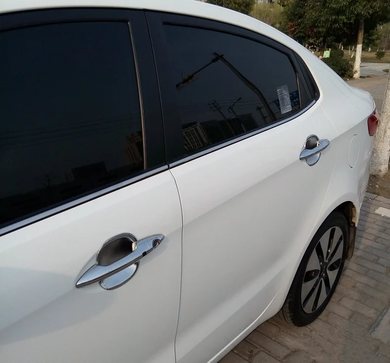FUNDUOO для KIA K2 RIO 3 седан 2011 2012 2013 2014 2015 новая хромированная накладка на дверную ручку