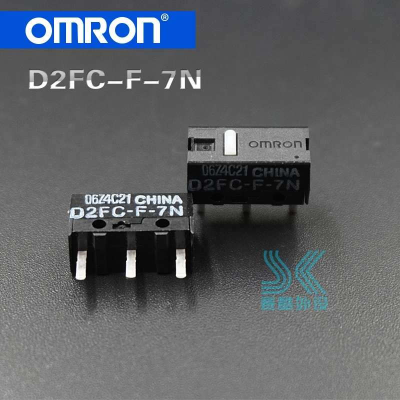 Para Ratón Nuevo 10 m 2pcs Micro Switch Omron d2fc-f-7n