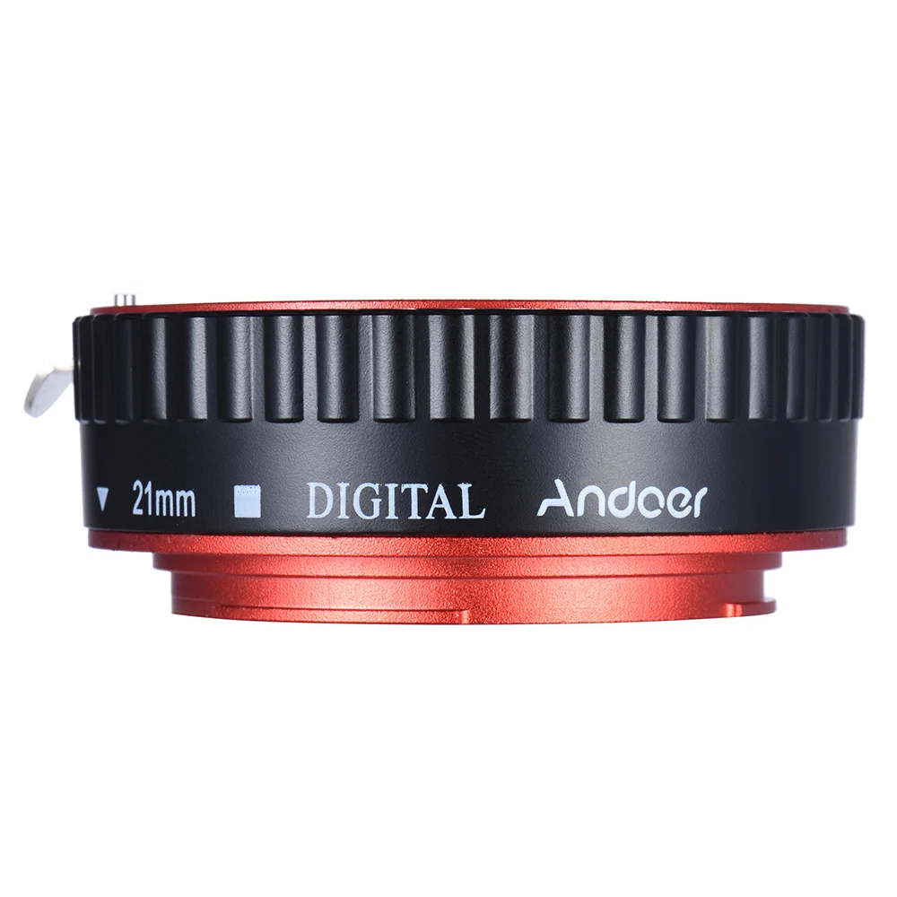 Andoer цветное металлическое TTL Автофокус AF макро Удлинительное Кольцо для Canon EOS EF S