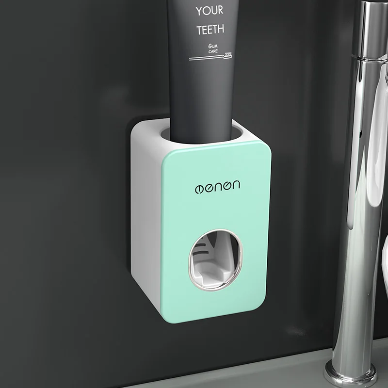

Wall Mounted Bathroom Accessories Set Toothpaste Squeezers for Children/Elders Automatic Toothpaste Dispenser Toothbrush Holder