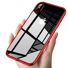 BLOSSOM Роскошные покрытием ТПУ чехол для iPhone X 10 Прозрачный Ультра Тонкий силиконовый чехол для iPhone 8 7 6 6 S плюс телефон интимные аксессуары