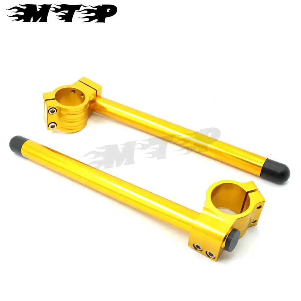 CNC 51mm Clip-On Handlebars Racing For 2009 2010 2011 2012 2013 Aprilia RSV4//R